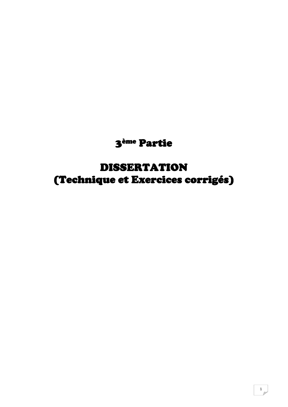 Prévisualisation du document Dissertation